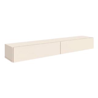 Rack Suspenso para Painel ou TV até 55 Polegadas 2 Portas 1,10m Off White EDN em Oferta na Shopee