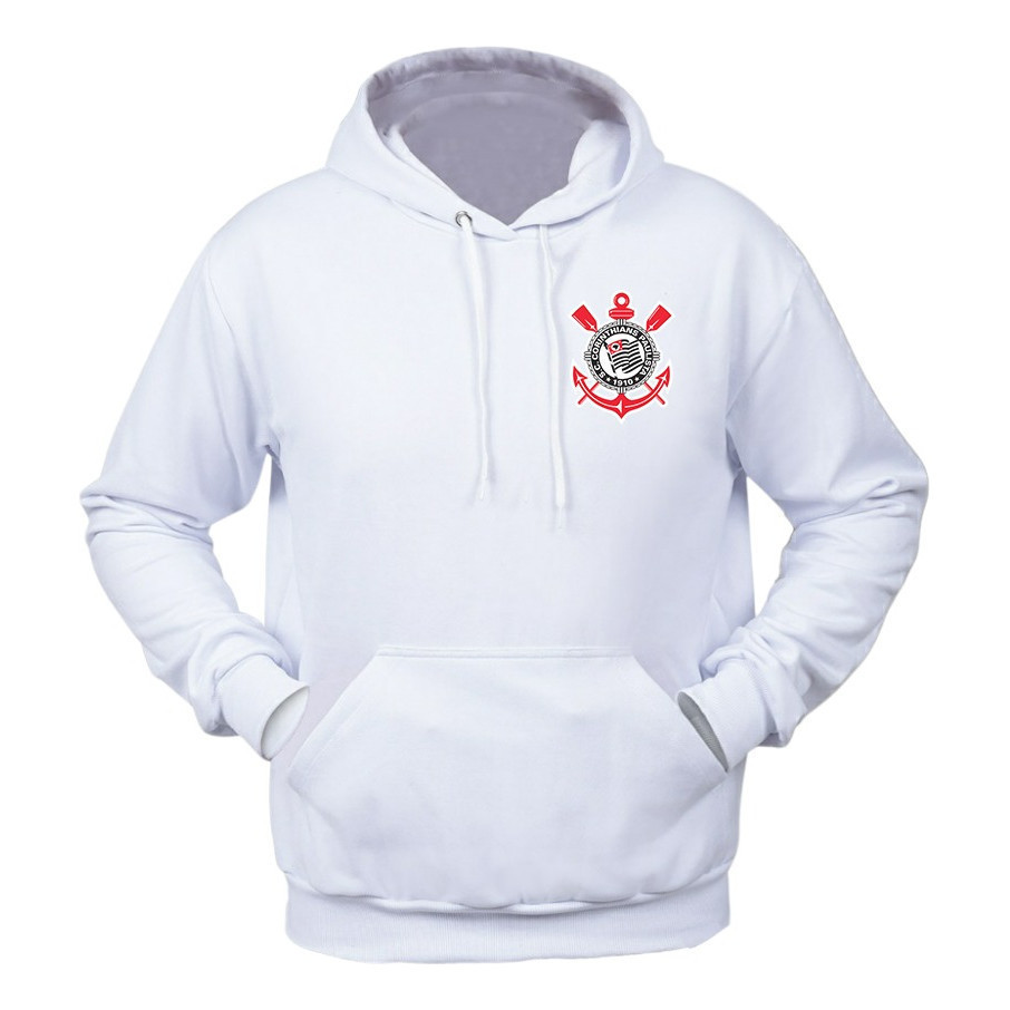 Blusa agasalho Moletom Canguru Casaco Timao Futebol Corinthians Time 2025