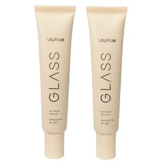 Primer Facial Smooth Blur Glass Ruby Rose HB-352 Uniforme Acetinado em Oferta na Shopee