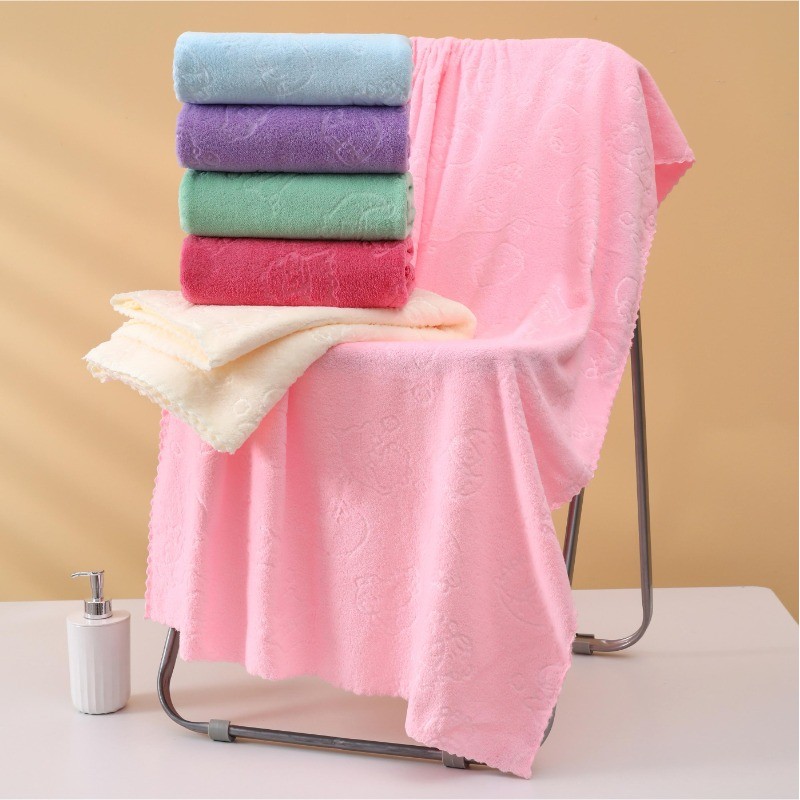 Toalha de Banho Coral Fleece Fina 70×140cm – Secagem Rápida, Super Leve e Macia, Várias modelo Cores em Oferta na Shopee