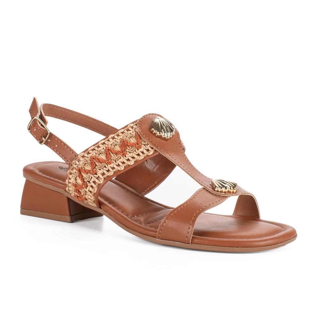 Sandália Mississipi de Salto Bloco Feminina J0531