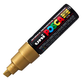 Caneta Posca PC-8K Ouro Uni-Ball em Oferta na Shopee