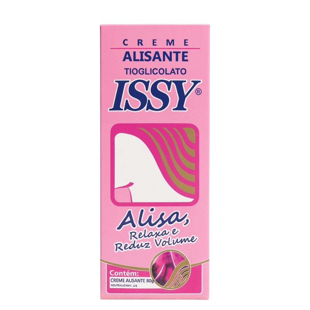 CREME ALISANTE TIOGLICOLATO ISSY ALISA RELAXA E REDUZ VOLUME em Oferta na Shopee