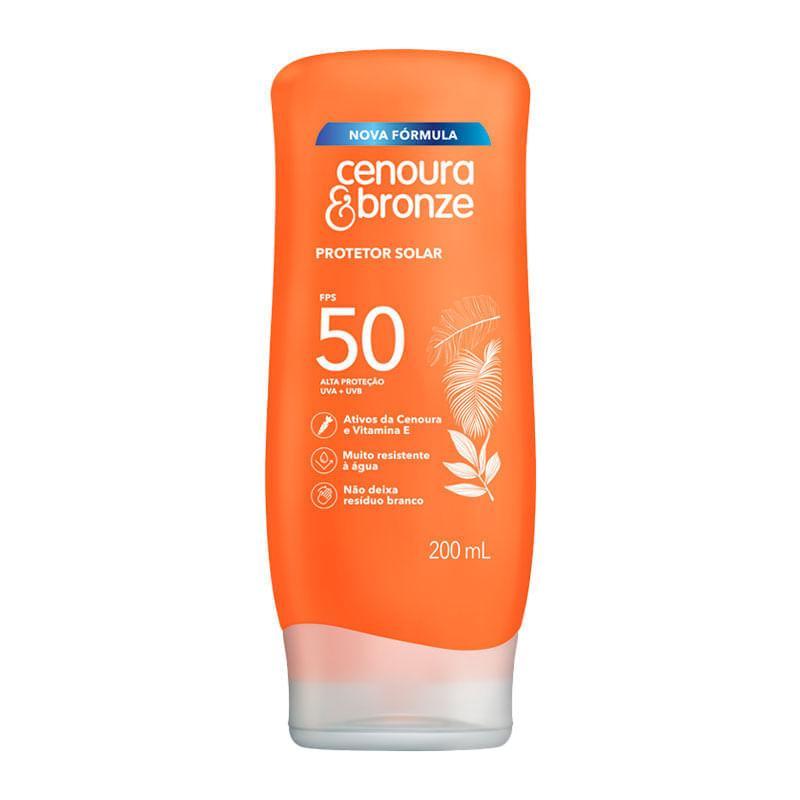 Protetor Solar Corporal Cenoura & Bronze FPS50 200ml
