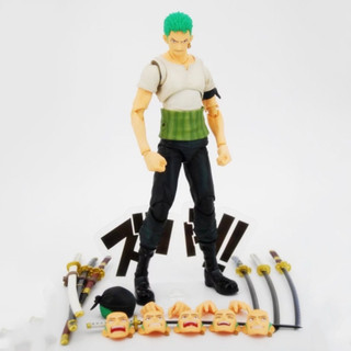 Figura Boneco One Piece Zoro 18 cm Com Acessorios Action Figure em Oferta na Shopee