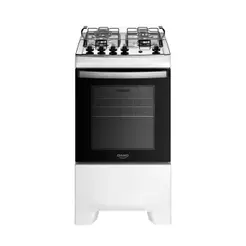 Fogão 4 Bocas Branco Com Mesa Inox Dako Supreme Bivolt