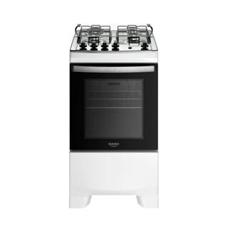 Fogão 4 Bocas Branco Com Mesa Inox Dako Supreme Bivolt em Oferta na Shopee