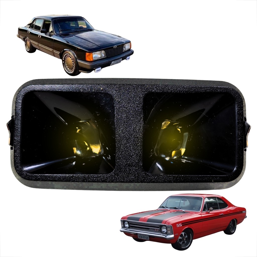 LANTERNA DE LEITURA MOLDURA PRETA CHEVROLET GM OPALA MONZA KADETT