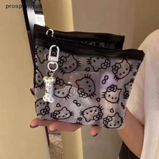 [prosperityus] Bolsa De Armazenamento De Material De Malha Portátil Com Zíper Moedas Criativa Fone De Ouvido Linda Maqui em Oferta na Shopee