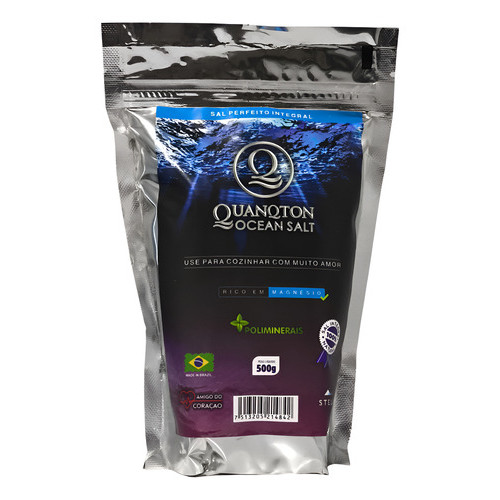 Sal Marinho Integral Moido Natural Perfeito 500g Quanqton em Oferta na Shopee
