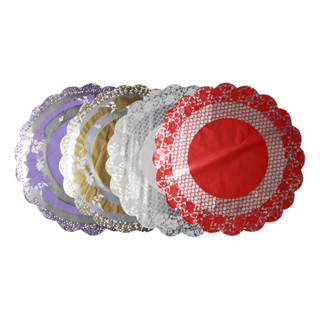 50 Fundos Rendado Poli Celofane 38cm em Oferta na Shopee