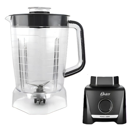 Copo Jarra Compativel Liquidificador Oster Power 1400 Full Oliq610 Preto