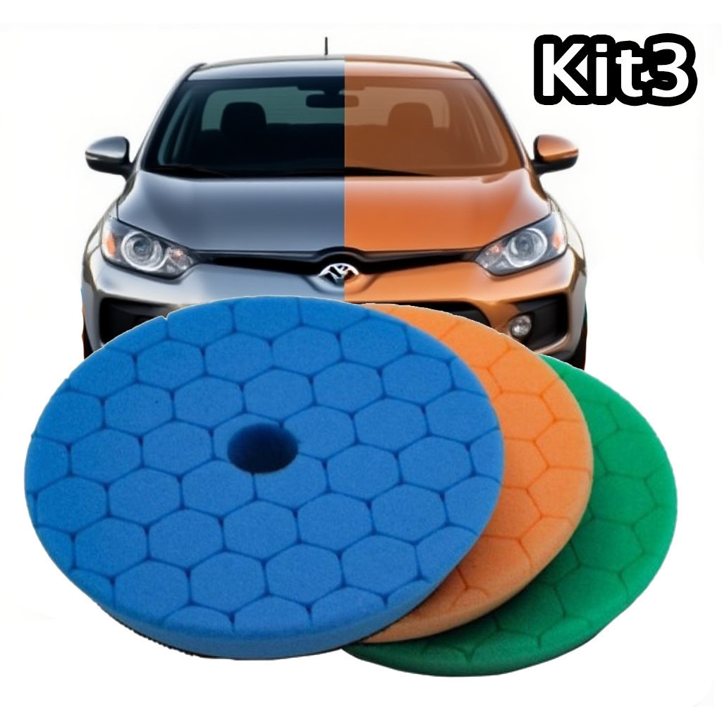 Kit 3 Boina De Polimento 5 Polegadas Boinas Para Polimento Estética Automotiva Automotivo em Oferta na Shopee