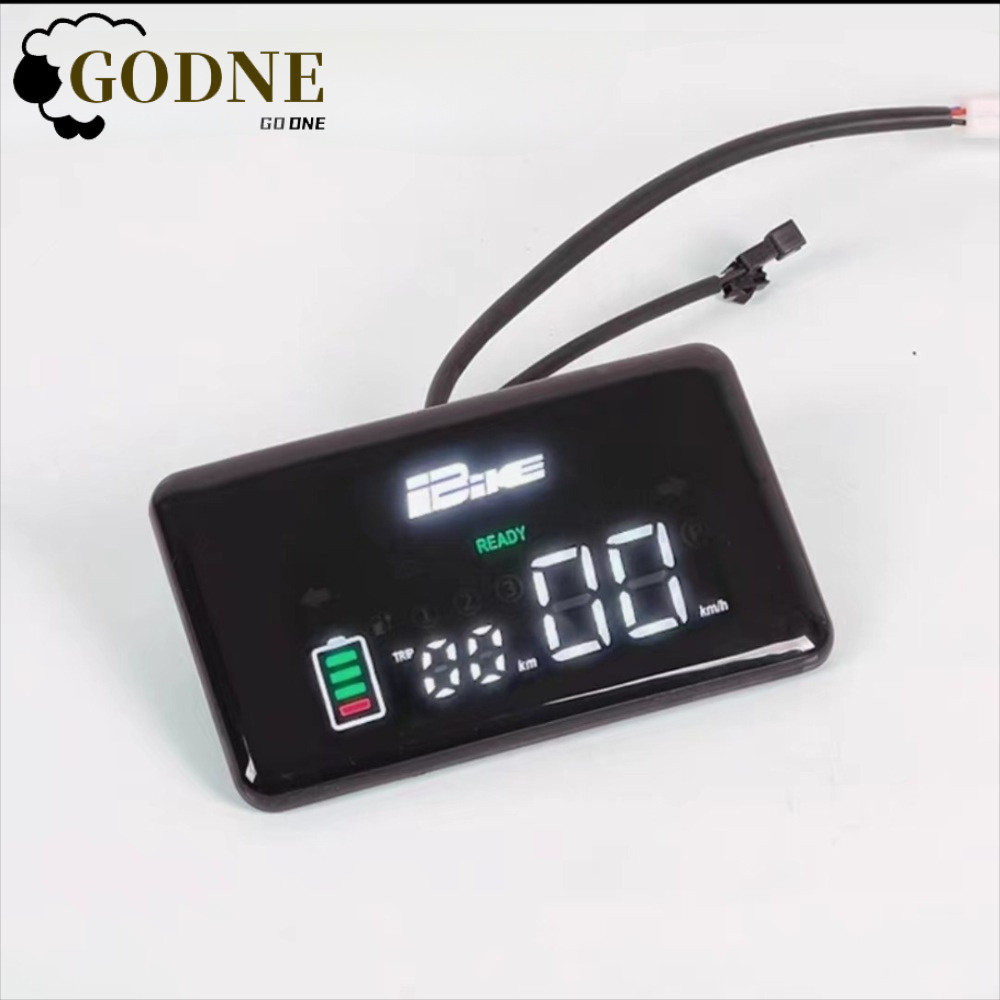 Display LED Para Veículo Elétrico GODNESSFO , Tela De Velocímetro De Plástico 48V 60V 72V , Multitensão