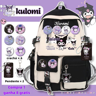 Bolsa Escolar Kuromi Girl Cartoon , Linda Mochila De Marca Conjunta Sanrio em Oferta na Shopee