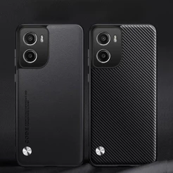 Capa Para Motorola Moto G06 G86 Power Fosco Textura De Couro Do Plutônio À Prova De Choque Traseira Silicone Quadro Pára