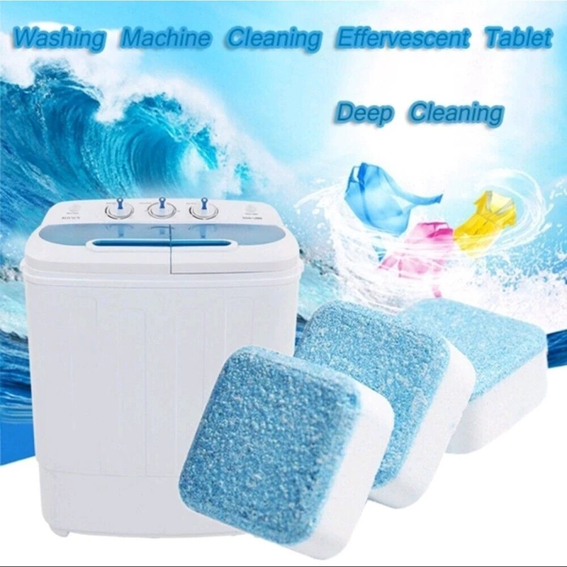 Kit Pastilhas Efervescentes para Limpeza de Máquina de Lavar Roupa — foto 4
