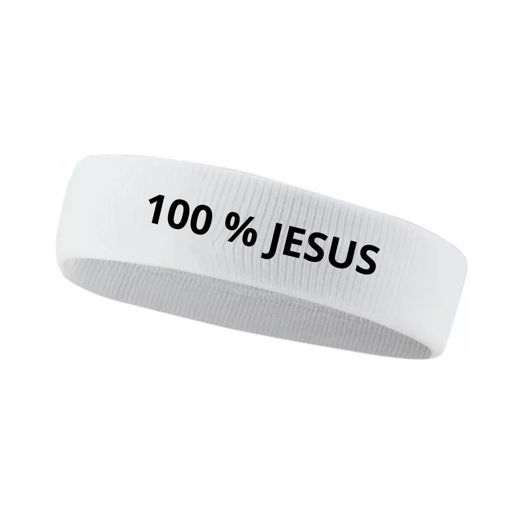 Faixa Testeira Neymar JR 100% Jesus