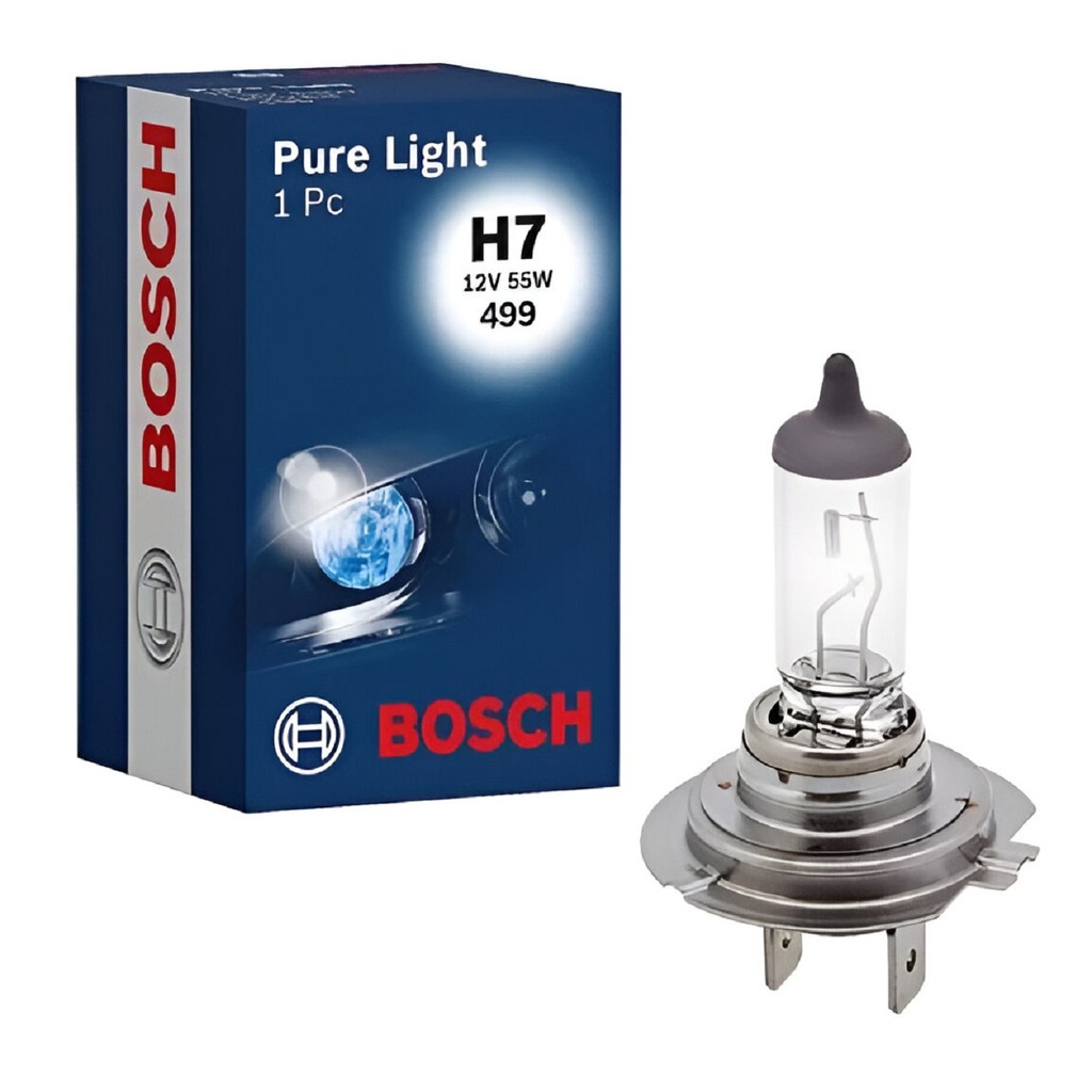 Lâmpada Farol H7 Bosch Pure Light Vw Fox Golf Bora Passat Up em Oferta na Shopee