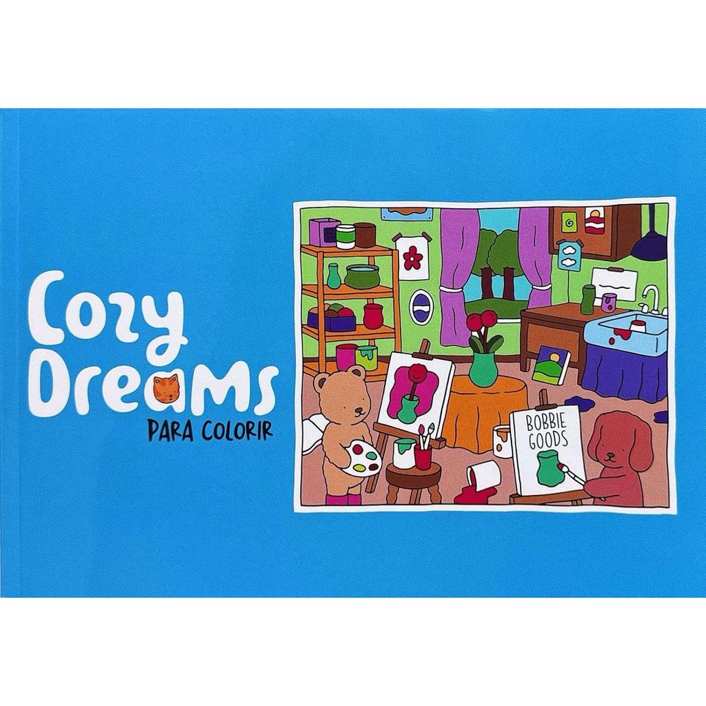 Livro para Colorir | Cozy Mood | Azul