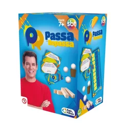 Jogo de Tabuleiro Passa ou Repassa Original Licenciado SBT Game Show Torta Cara Brinquedo Interativo