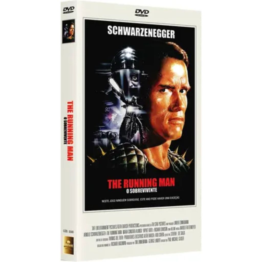THE RUNNING MAN - O Sobrevivente - DVD - Somente Mídia em Oferta na Shopee