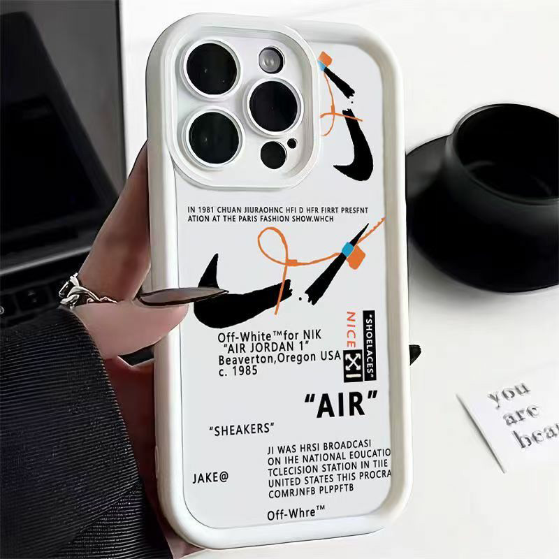 Capinha Capa de Silicone marcas de streetwear Anti queda para IPhone XR 11 12 13 14 15 16 17 Pro MAX 14 15 16 Plus em Oferta na Shopee