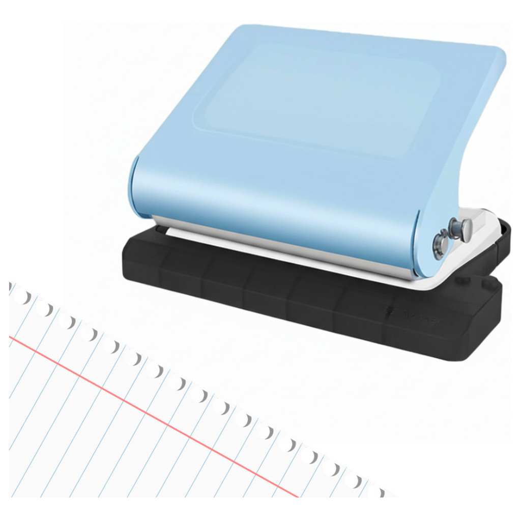 Furador De Papel Portátil Manual 10 Furos P/ Pastas Encadernação Artesanal em Oferta na Shopee