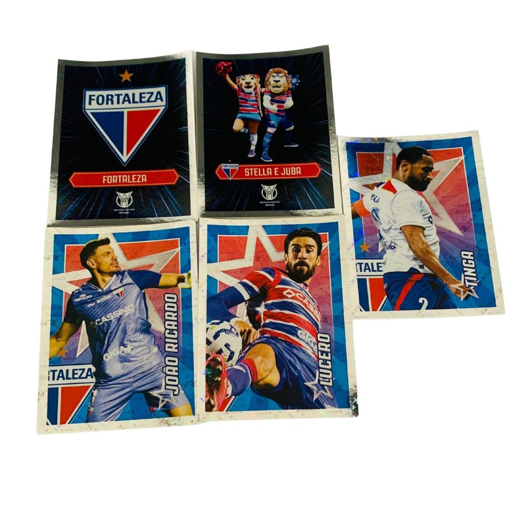 Figurinhas Fortaleza Álbum Brasileirão 2025 + Lucero + Tinga + João Ricardo