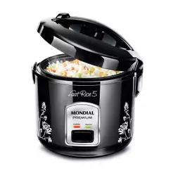Panela Elétrica Mondial Fast Rice 5 Premium Npe-08-5x 220v-preto