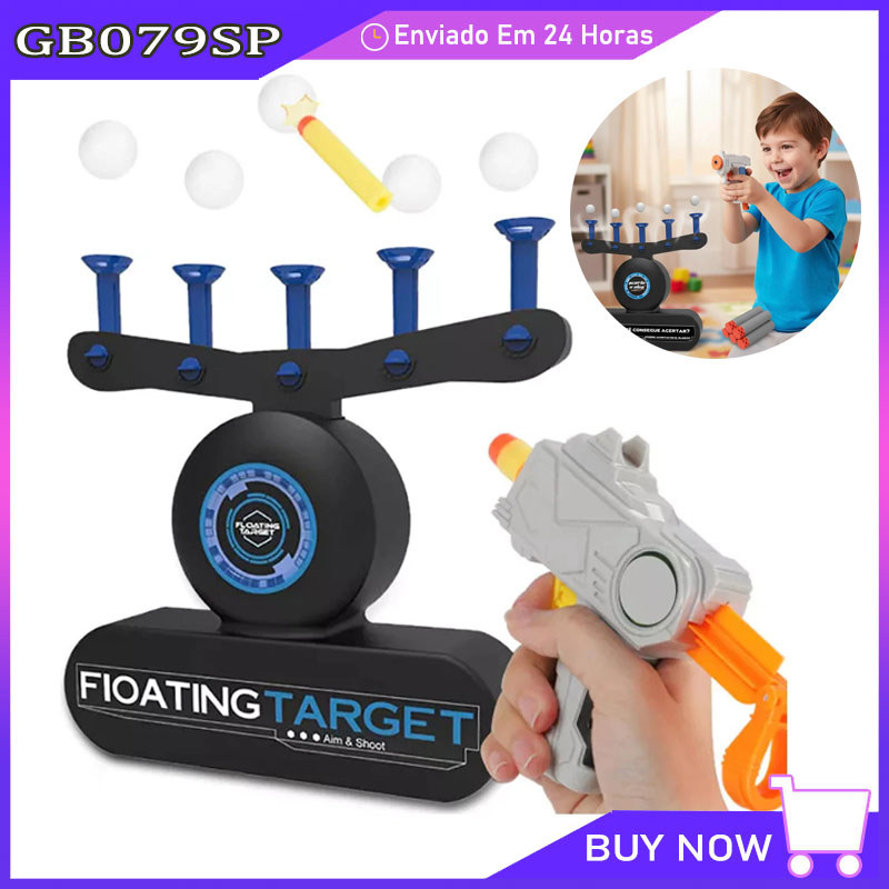 Jogo Floating Airshot Tiro Ao Alvo Com Dardos De Espuma