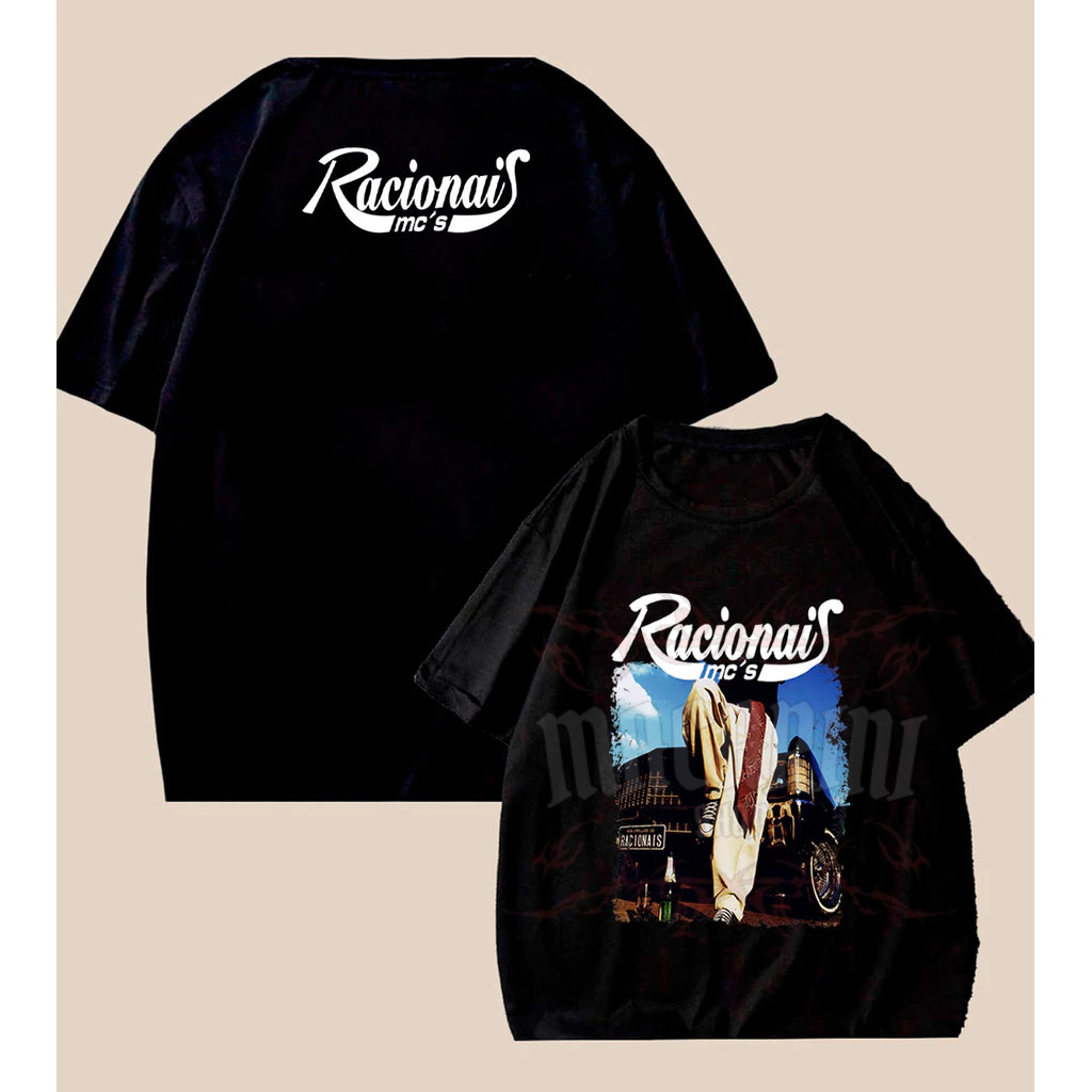Camiseta Básica Racionais Camisa 100% Algodão Streetwear Temos Plus Size Lançamento - Envio Rápido