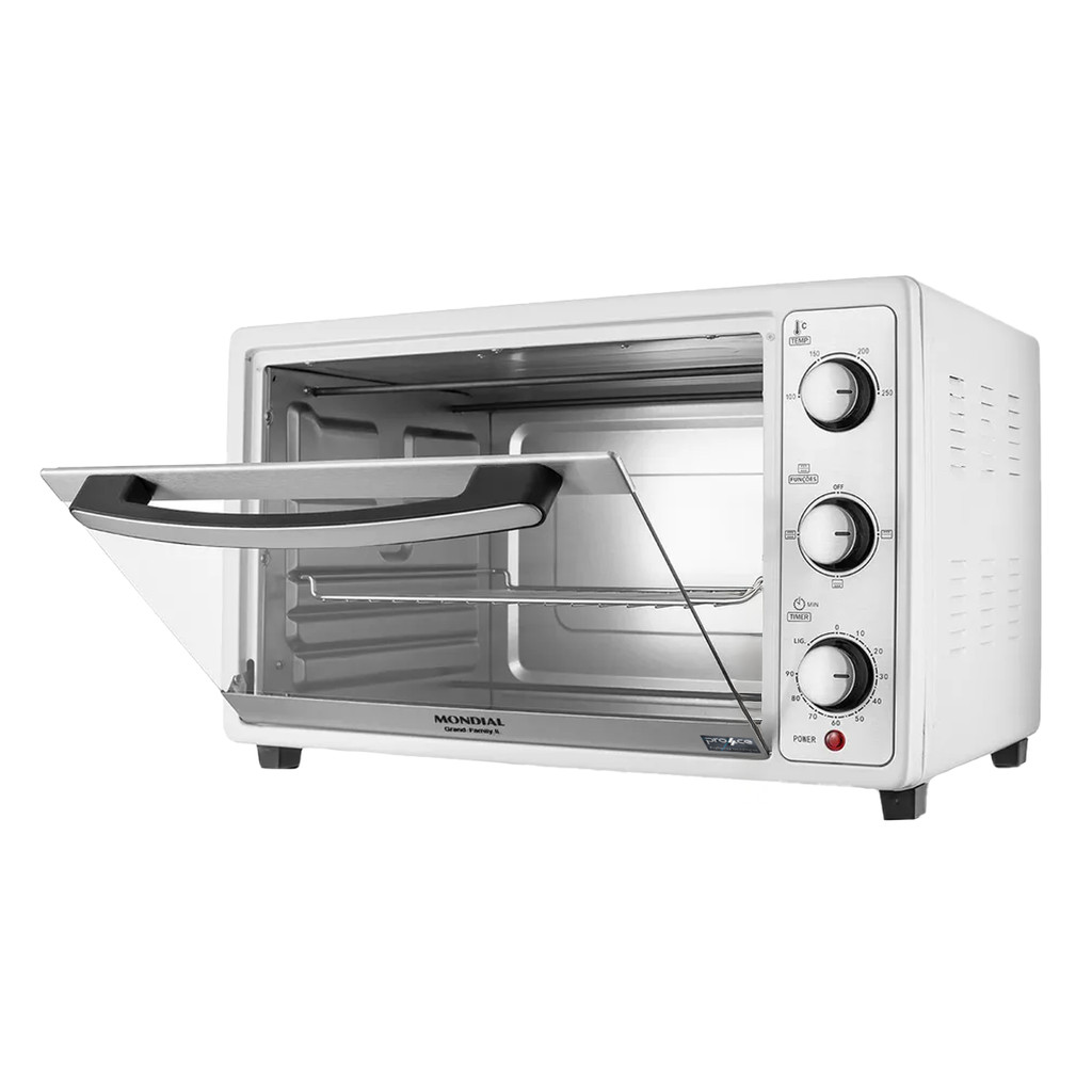 Detalhes do Forno Elétrico Mondial Grand Family II 52L FRN-52-W