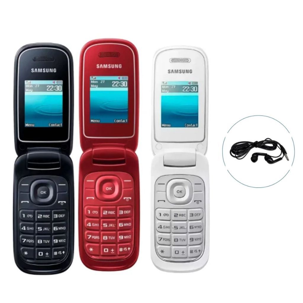 Celular Samsung Gt-e1272 Flip Dual Chip 3g Fone de Ouvido Brinde