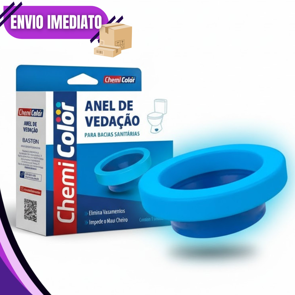 Anel De Cera Vedaçao Vaso Sanitario Com Guia - Chemicolor Profissional Resistente em Oferta na Shopee