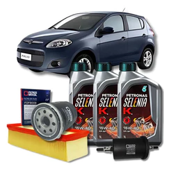 Kit Revisao Fiat Novo Palio 1.4 Evo Selenia K 15w40