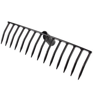 Ancinho Rastelo De Ferro Sem Cabo 14 Dentes 42cm Pesado E Resistente em Oferta na Shopee