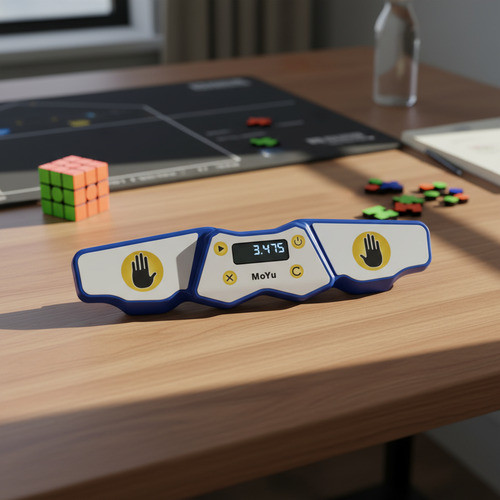 Timer Para Cubo Mágico Moyu AI Cronômetro Bluetooth Pilhas de Brinde Envio do Brasil