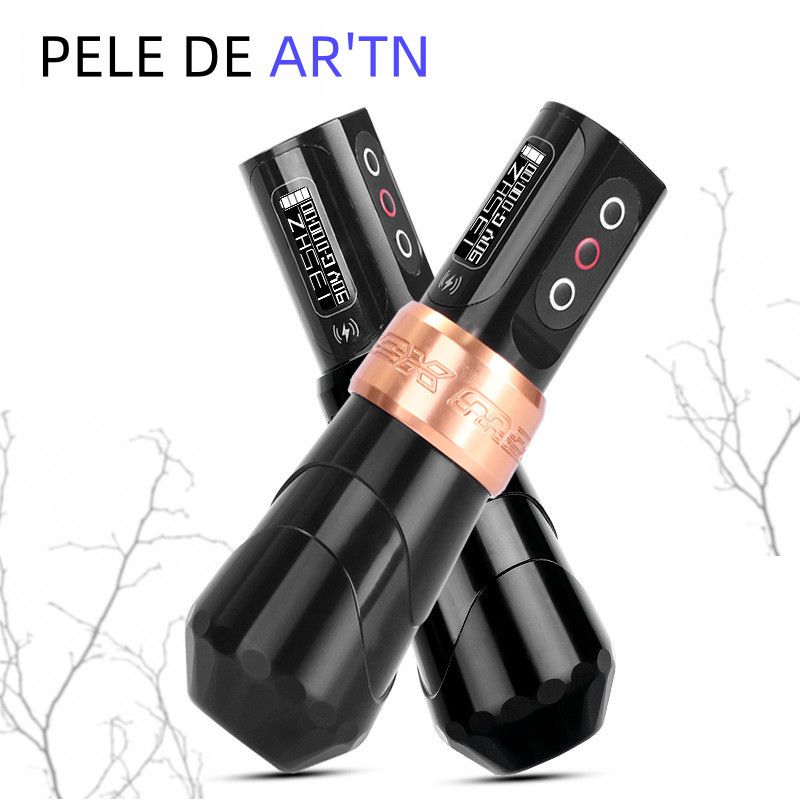 Máquina de Tatuagem Com Caneta Rotativa Sem Fio Profissional Maquina Flux Max X-Net Display LCD , Motor Coreless Poderos