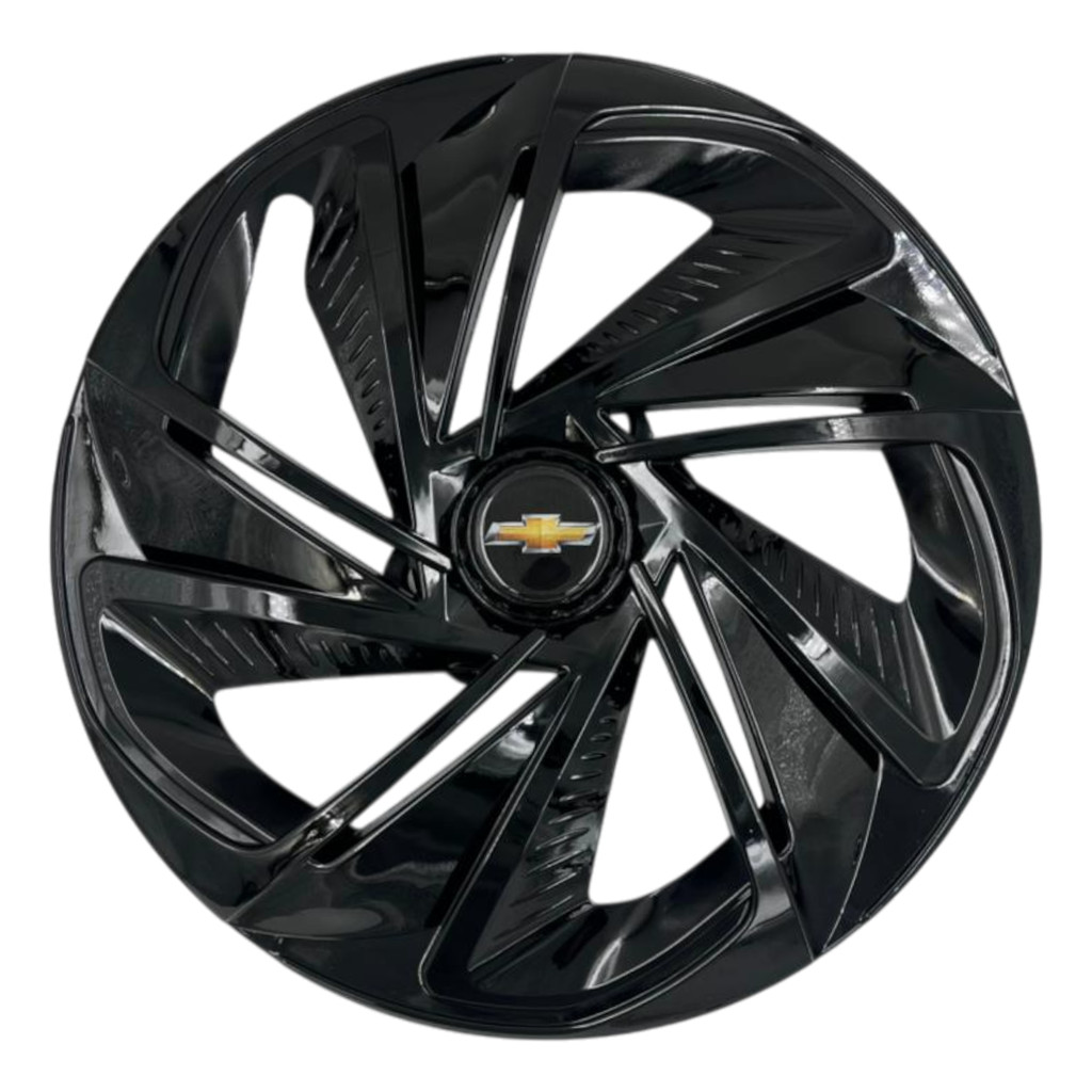 01 Calota Nitro Black Fiat Palio Uno Siena Mobi Universal Aro 13