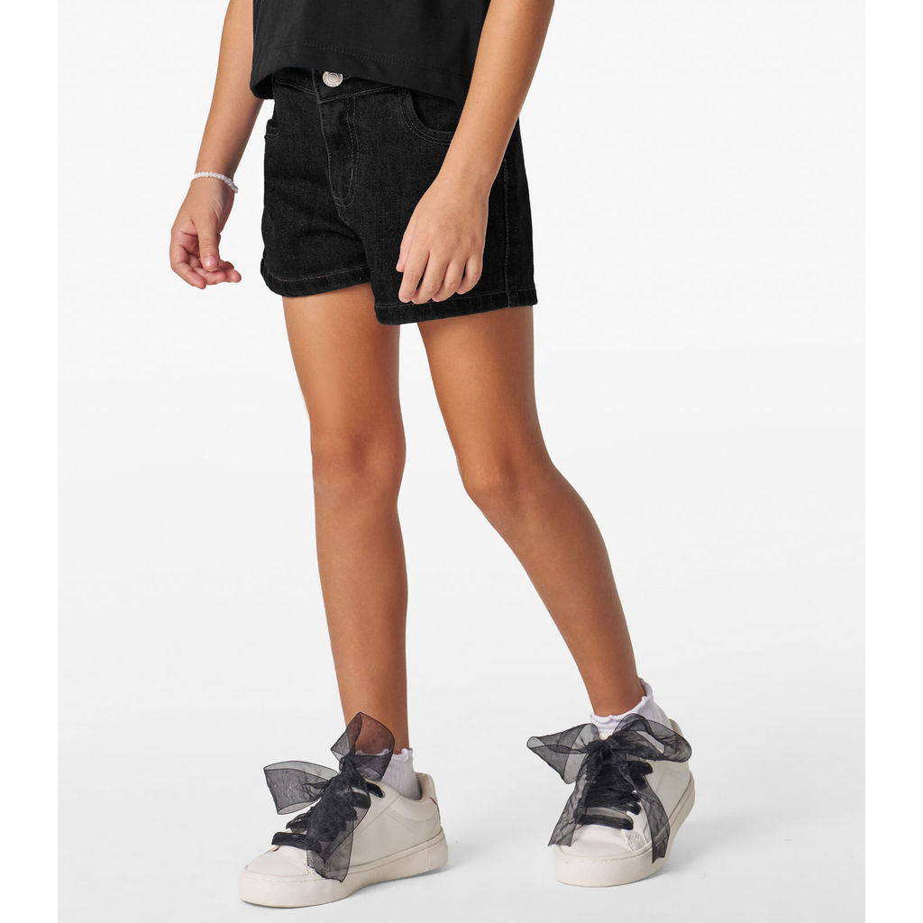 Detalhes do Conjunto Infantil Blusa Com Shorts Trick Nick Preto