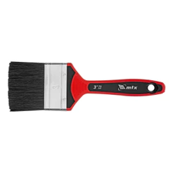 TRINCHA/PINCEL 3, PARA TINTAS ESMALTE E OLEO, CERDAS PRETAS, CABO 2 COMPONENTES, 1 PC // MTX