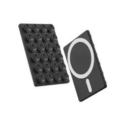 Gshield Suporte Traseiro Ventosa com Base Magnética para Celular em Silicone com Magsafe, Fixação em Superfícies Lisas