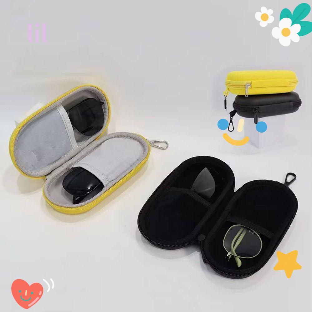 LIL Óculos Duplos , Caixa De Armazenamento De Simples De Casca Dura , Organizador Portátil De Sol De Viagem em Oferta na Shopee