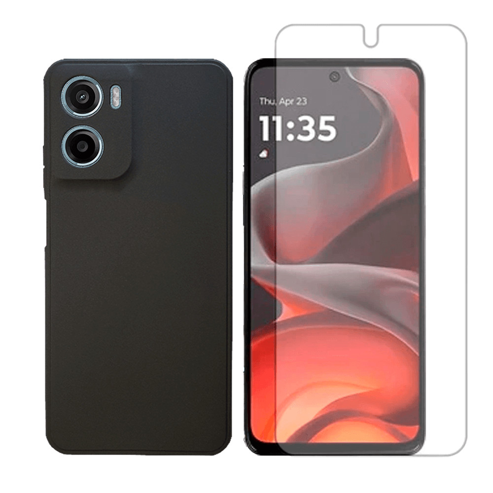 Capa Anti Impacto Para Motorola Moto G05 + Pelicula Hidrogel em Oferta na Shopee