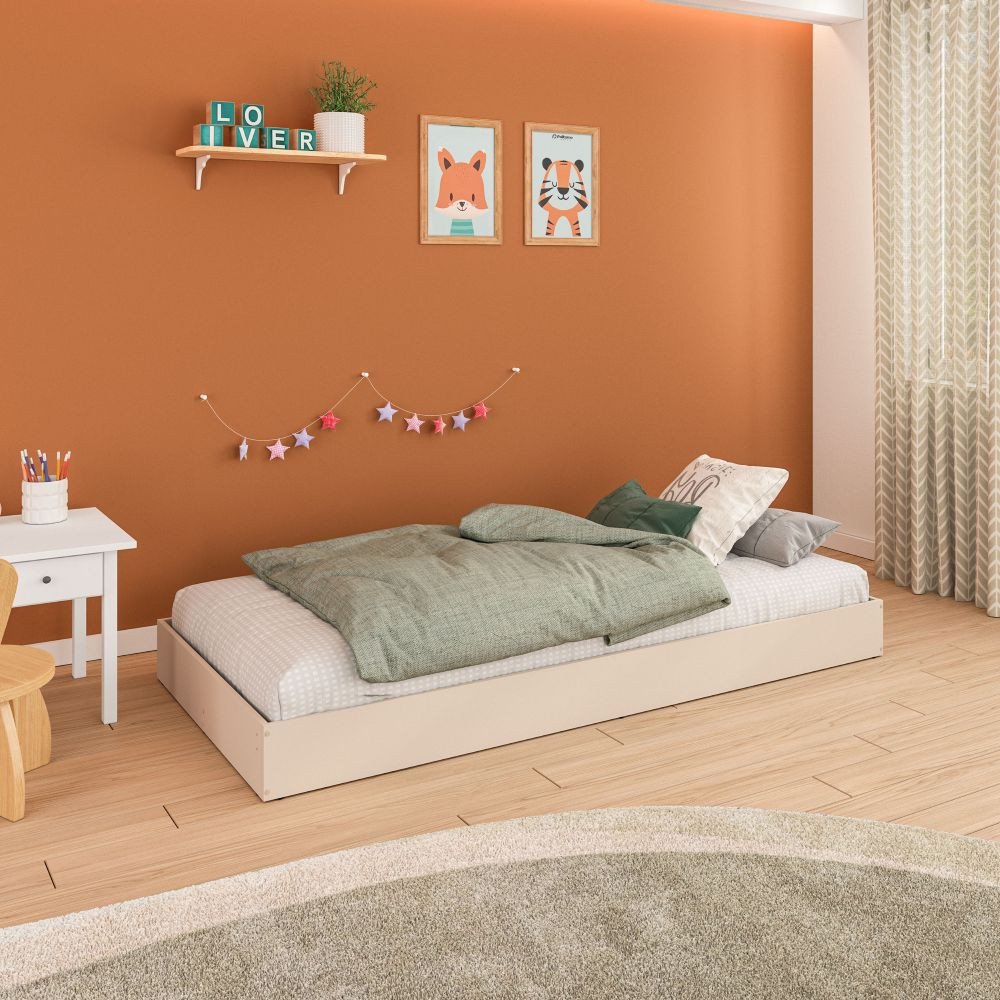 Cama Infantil Solteiro Auxiliar Isis Mobikasa em Oferta na Shopee