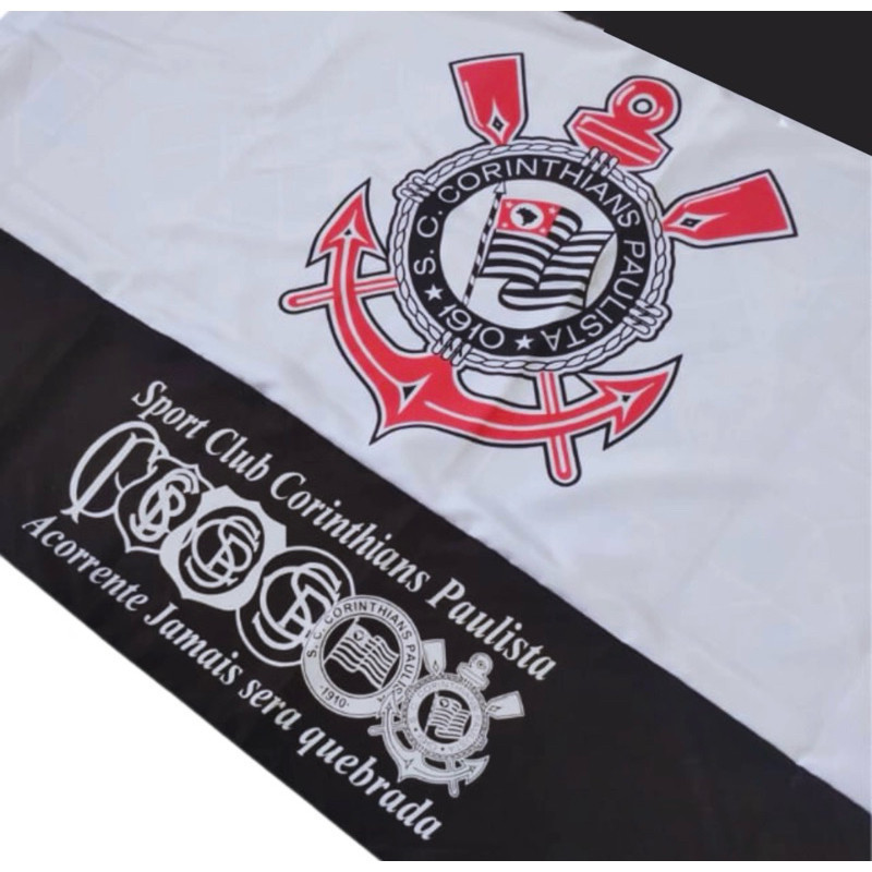 Bandeira do Time do Corinthians 24/25 Ofertas Imperdíveis APRONTA ENTREGA + ENVIO IMEDIATO