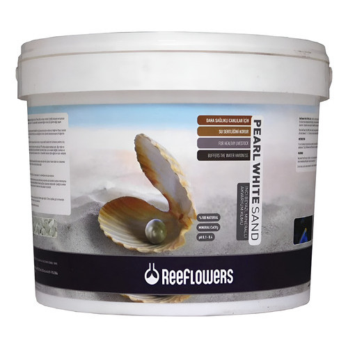 Substrato Marinho Pearl White Sand 1.5mm 25kg Reeflowers
