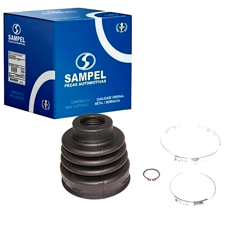 Kit Coifa Homocinética Lado Câmbio C/Rolamento Uno 1985 A 2006 - Sampel Sk1906A