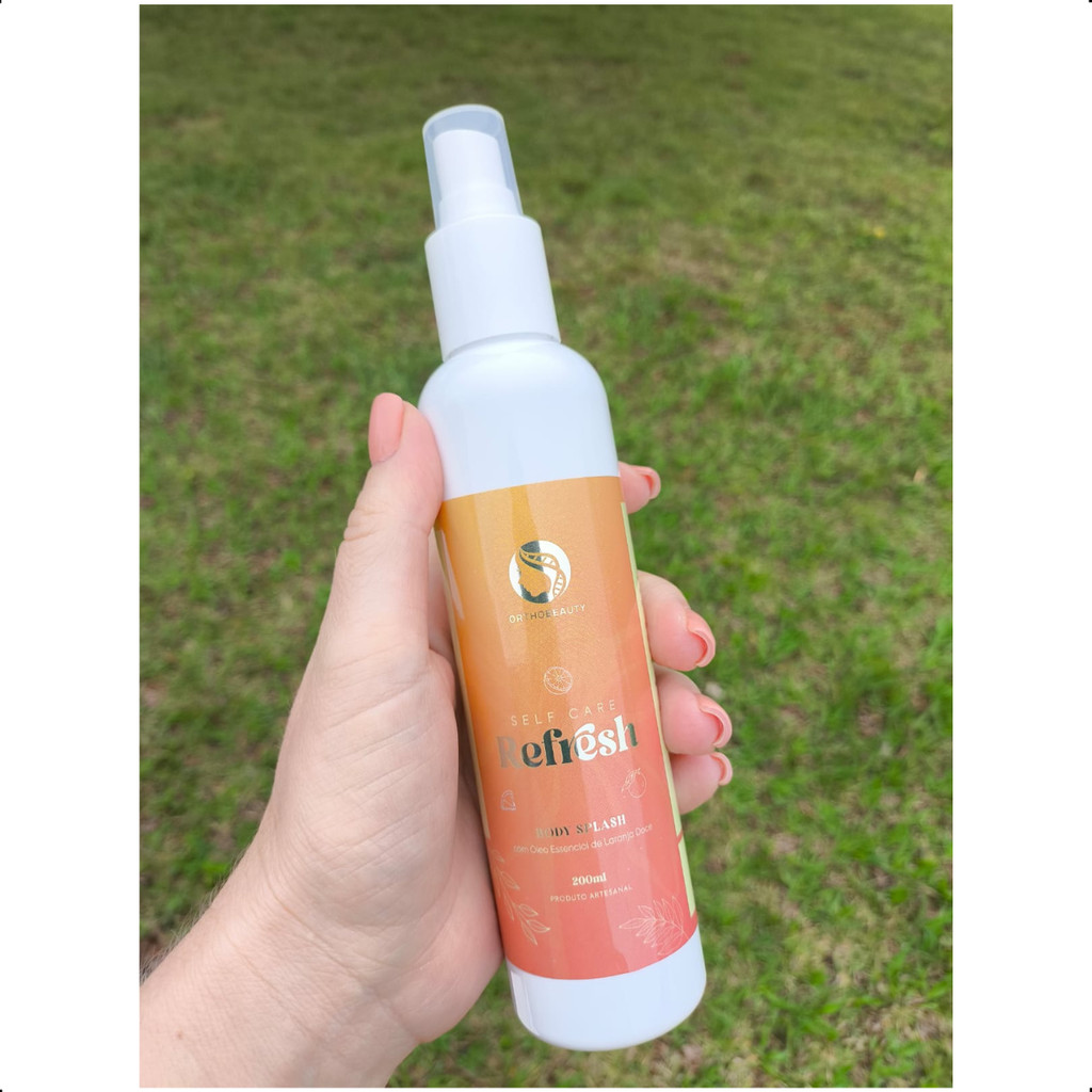 Body Splash Refresh Laranja Doce 200ml Floral e Cítrico Estilo Perfume